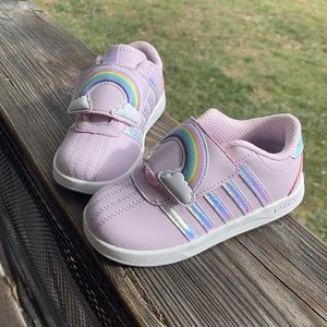Toddler Girls size 7 K-Swiss Rainbow  Shoes in Pinkish light Purple Color NWOT